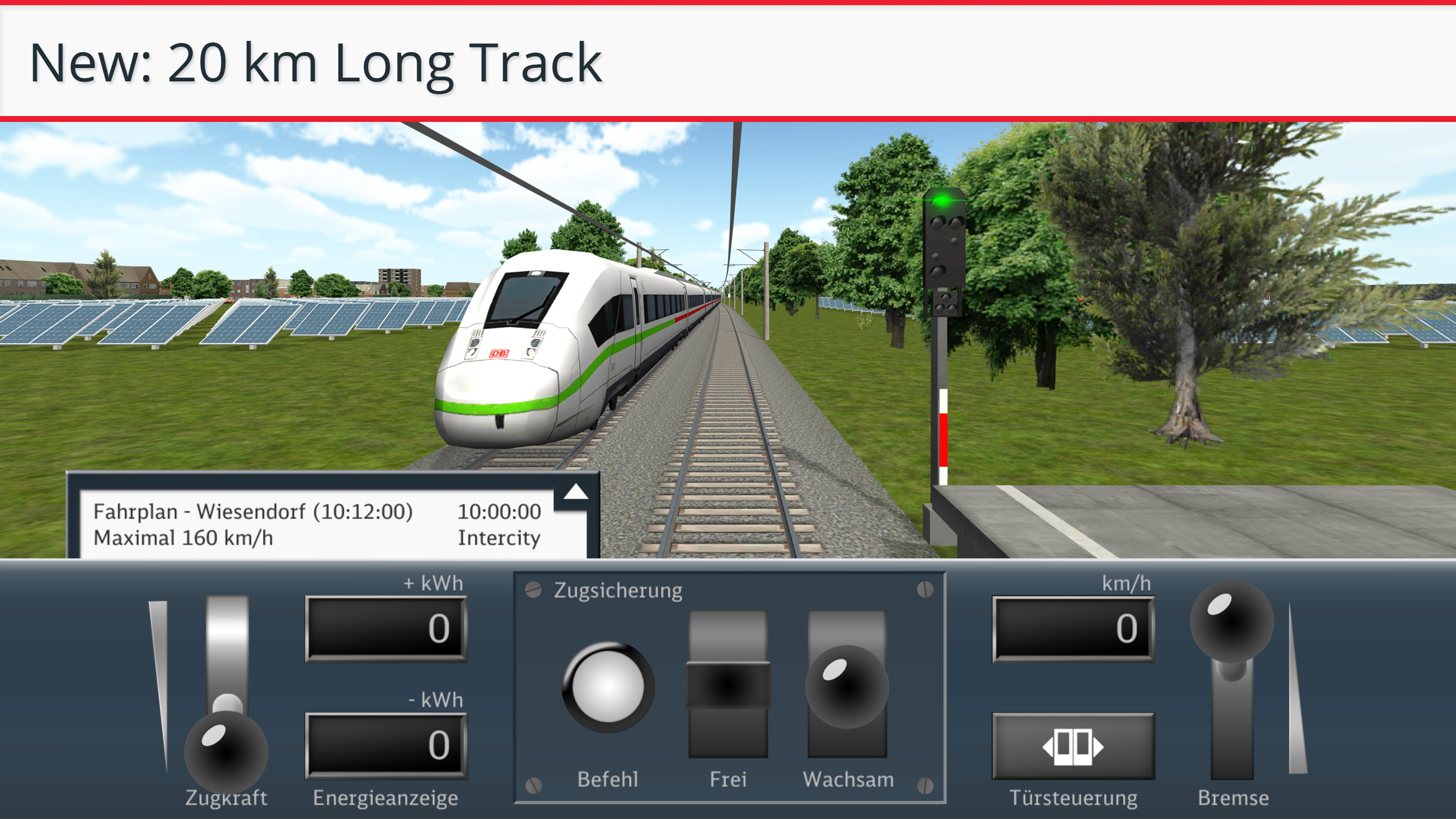 DB Train Simulator Game Screenshot