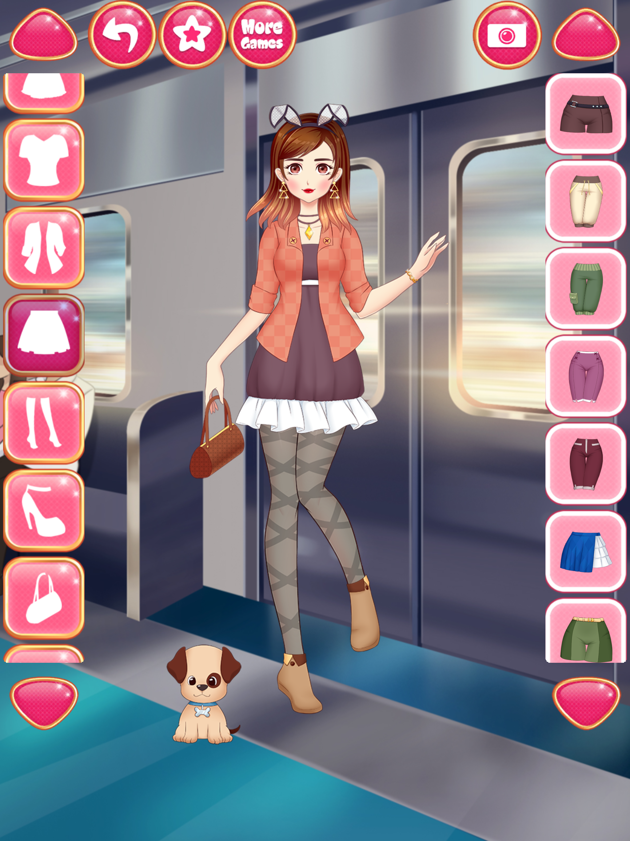 Anime Girls Dress up Games Game Screenshot