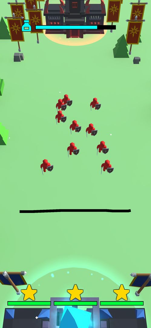 Draw Defence screenshot game