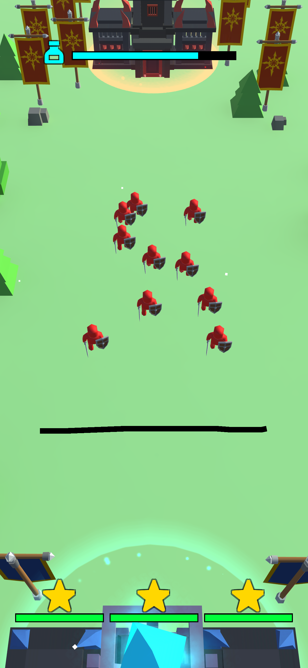 Draw Defence Game Screenshot