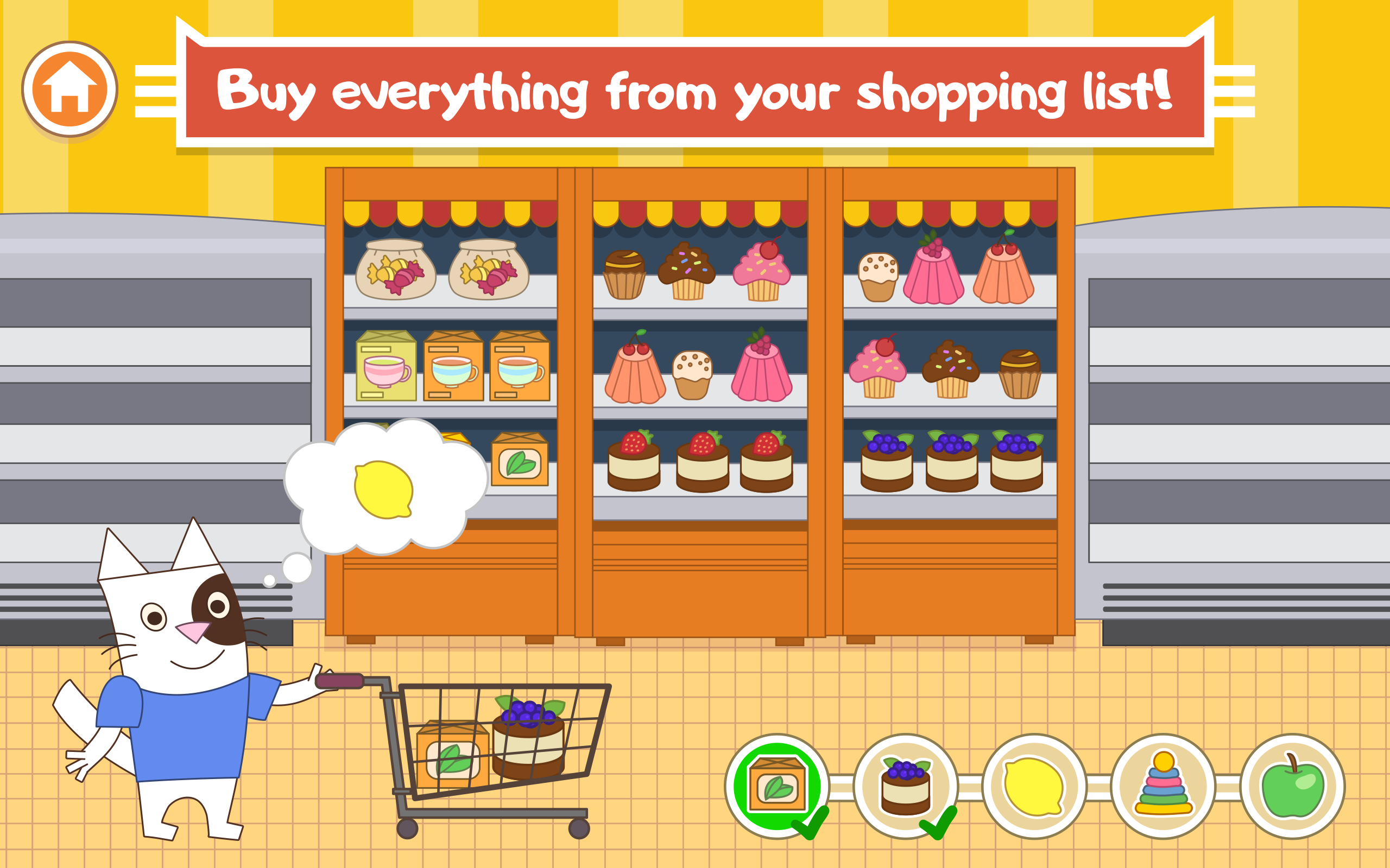 Captura de Tela do Jogo Cats Pets: Store Shopping Games For Boys And Girls