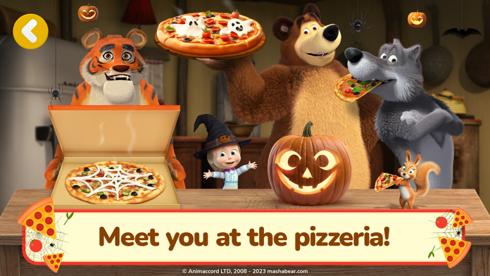 Screenshot of Masha and The Bear: Pizzeria!