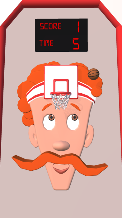 Moustache Basket Game Screenshot