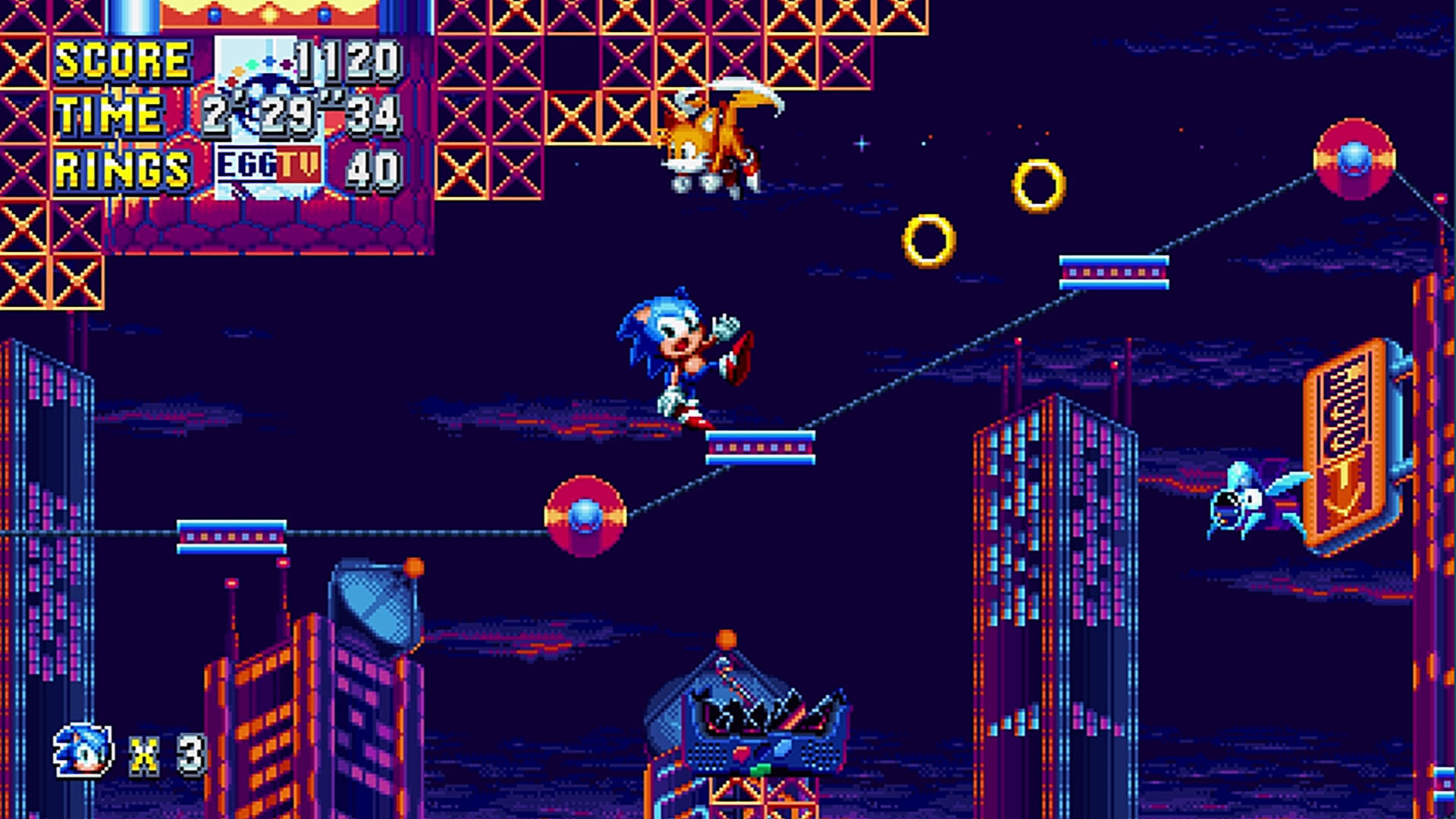 Sonic Mania ภาพหน้าจอเกม