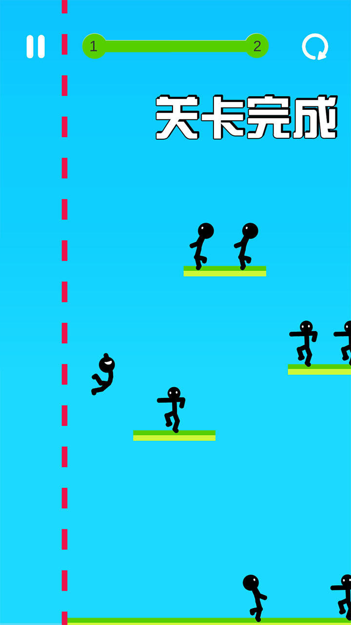 粘住火柴蜘蛛人 Game Screenshot