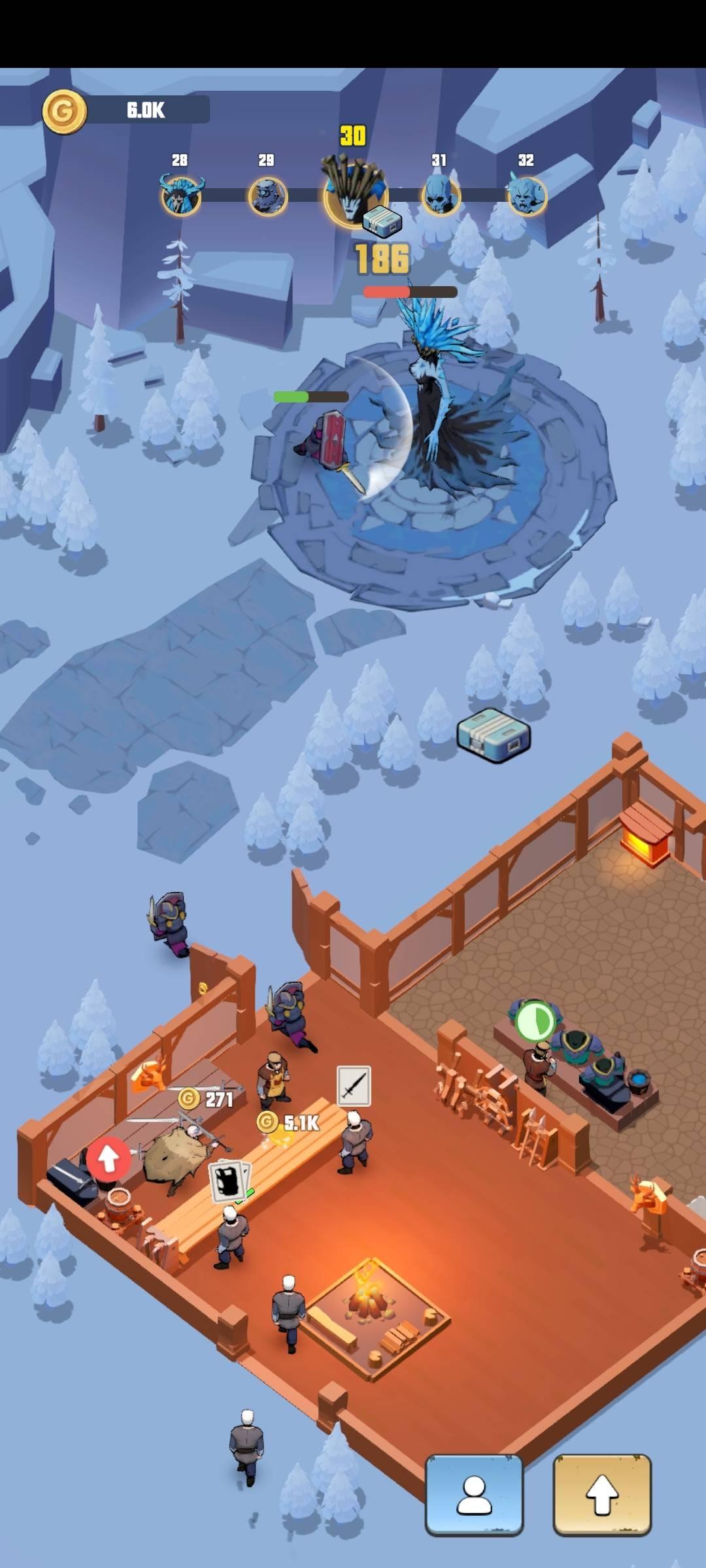 Winterblade Village Game Screenshot