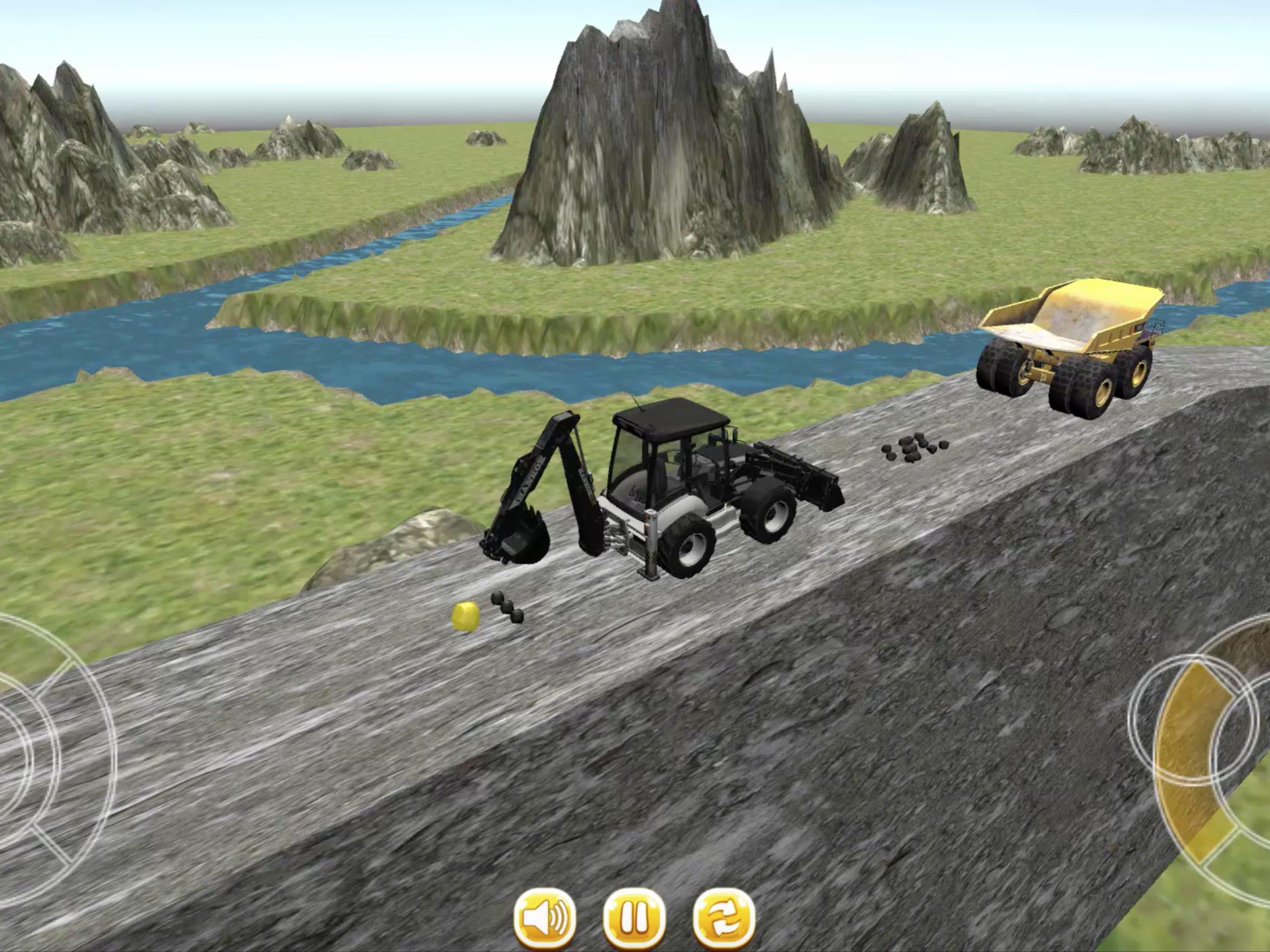 Cuplikan Layar Game Traktor Digger 3D