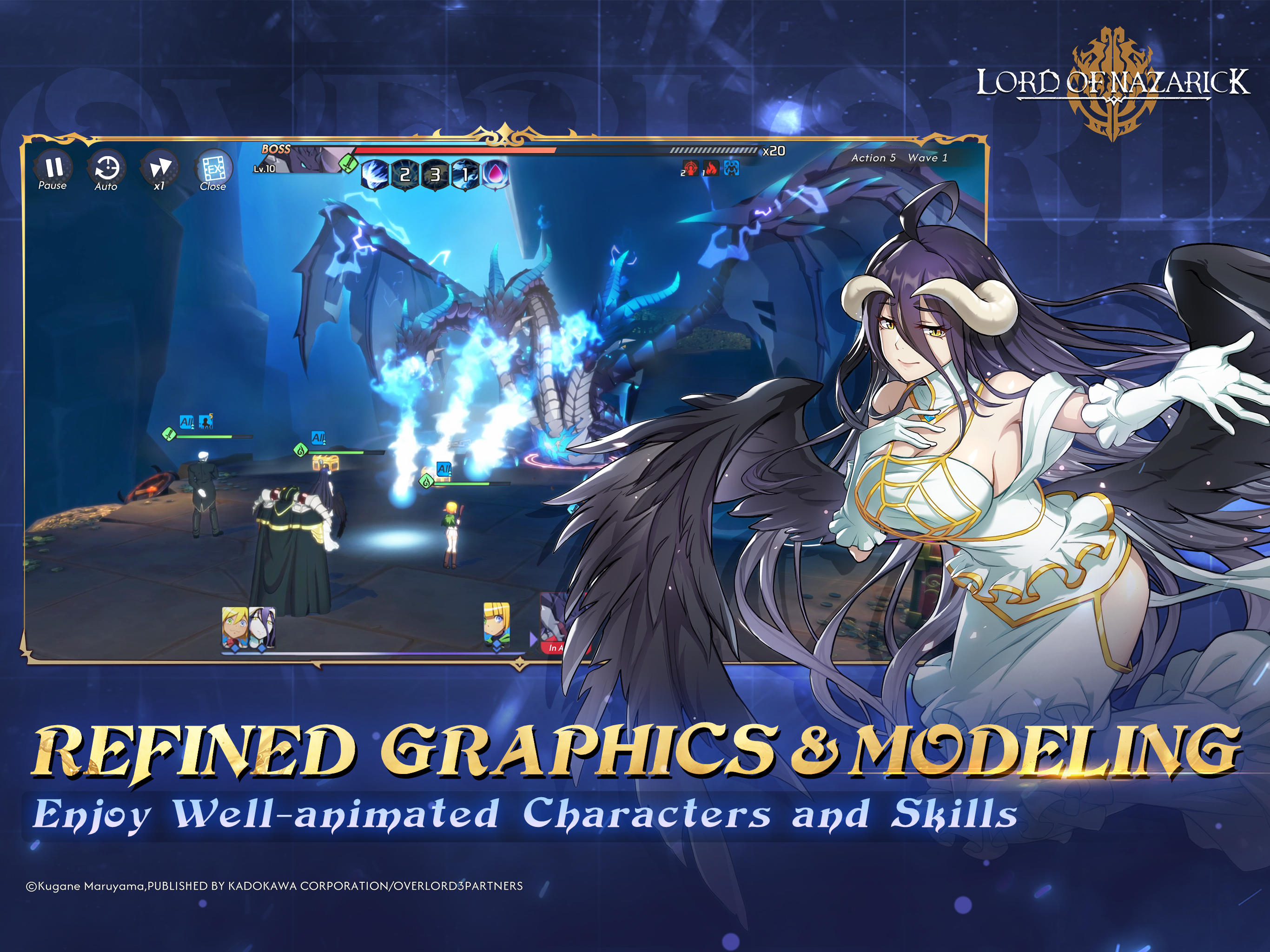 Lord of Nazarick Game Screenshot