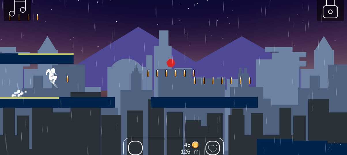 Screenshot of Alpha Parkour Runner