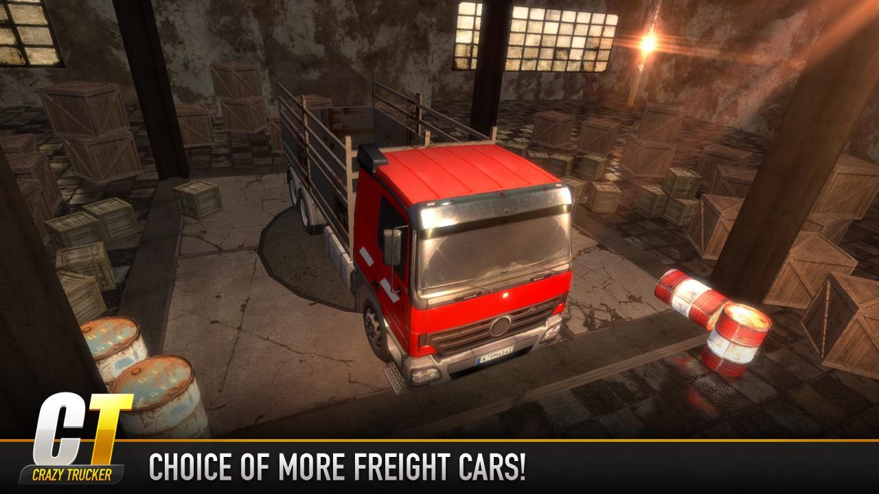 Crazy Trucker Game Screenshot