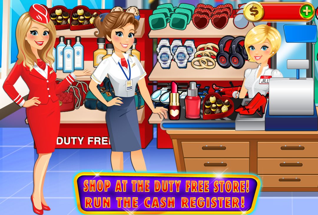 Airport Simulator Cashier FREE 게임 스크린 샷