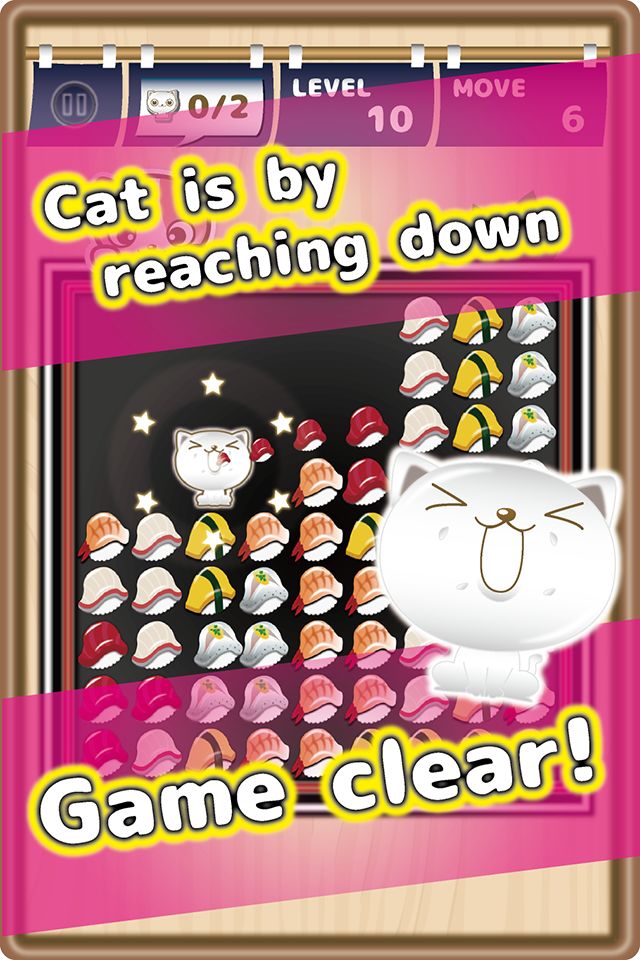 Sushi Escape Story of a Cat ภาพหน้าจอเกม