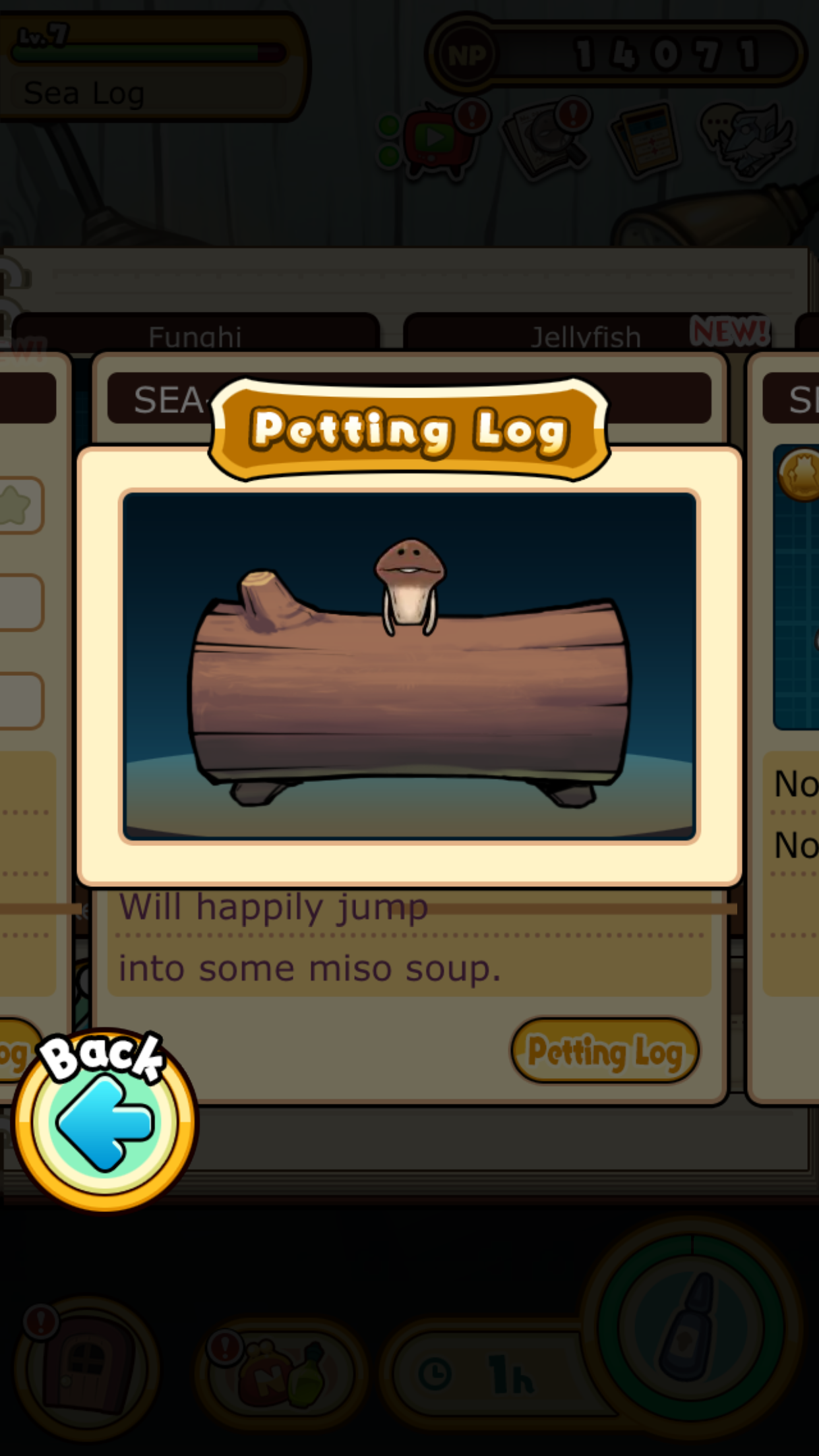 Скриншот игры Idle Mushroom Garden Deluxe