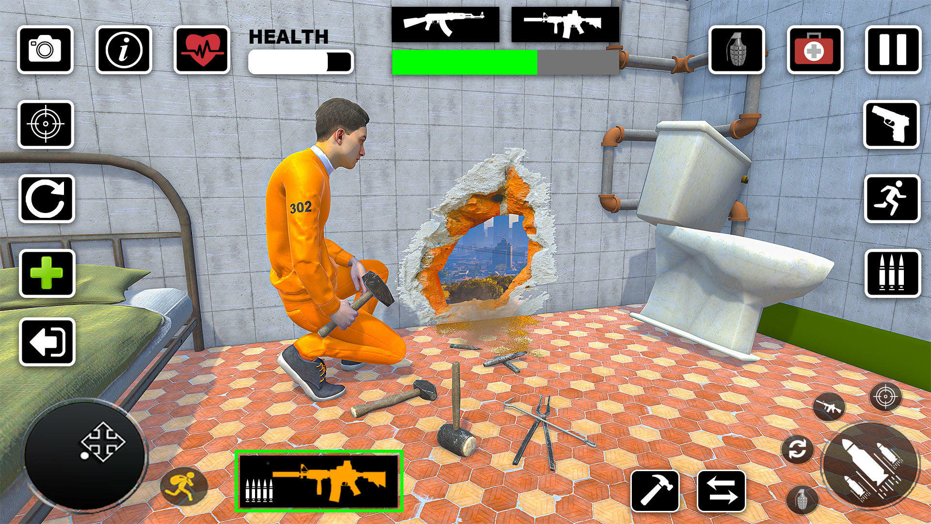 Real Fighter City Jail Miami Game Screenshot