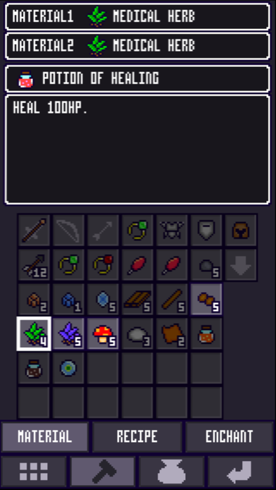 アルケミックダンジョンズDX ゲームのスクリーンショット