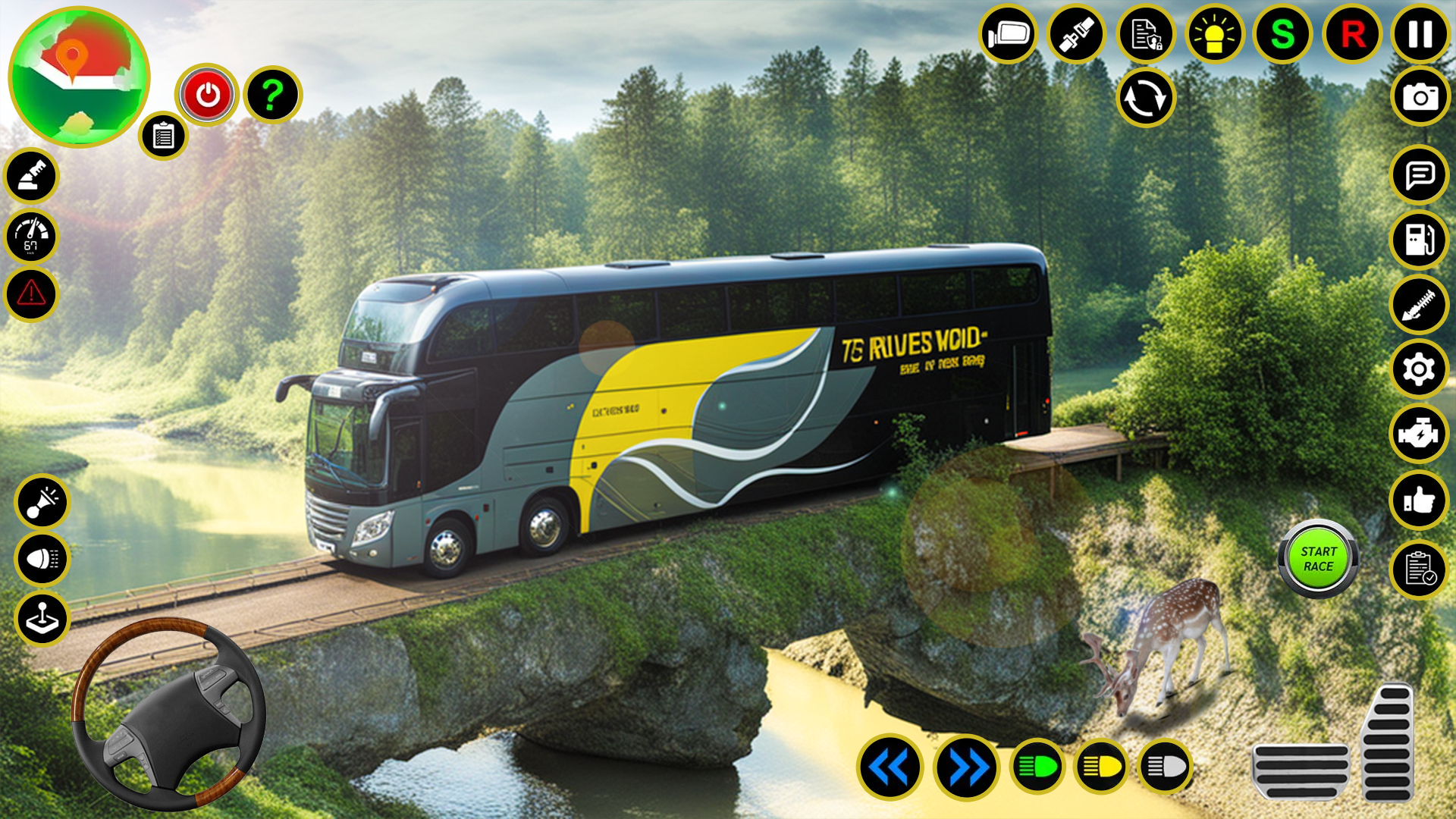 Bus Vehicle Driving Master 3D ゲームのスクリーンショット