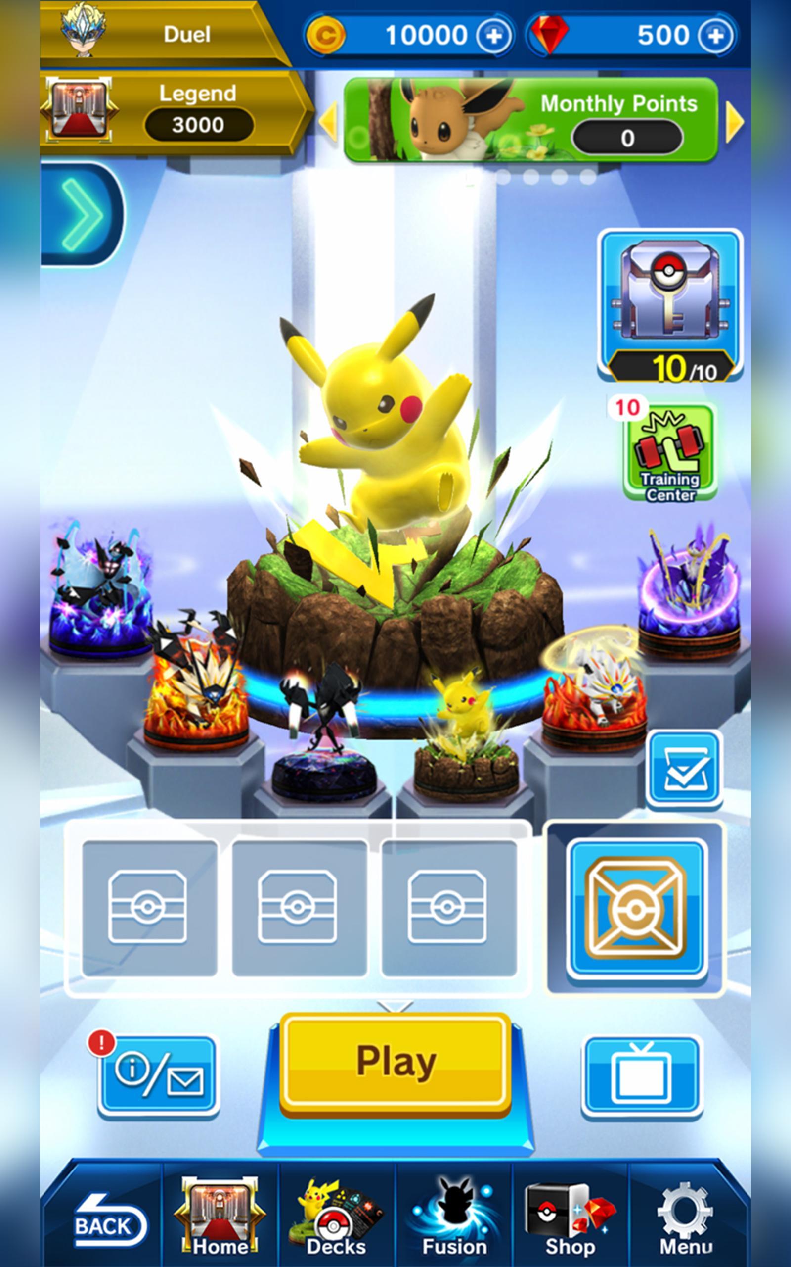 Pokémon Duel 게임 스크린샷