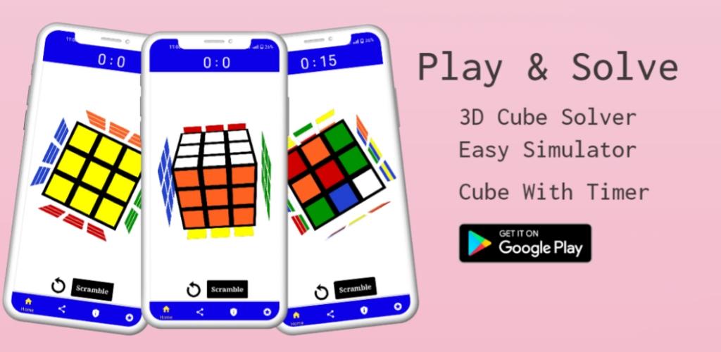 Rubik's Cube 3D Game Screenshot