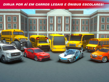 Captura de Tela do Jogo Simulador de ônibus escolar 3D