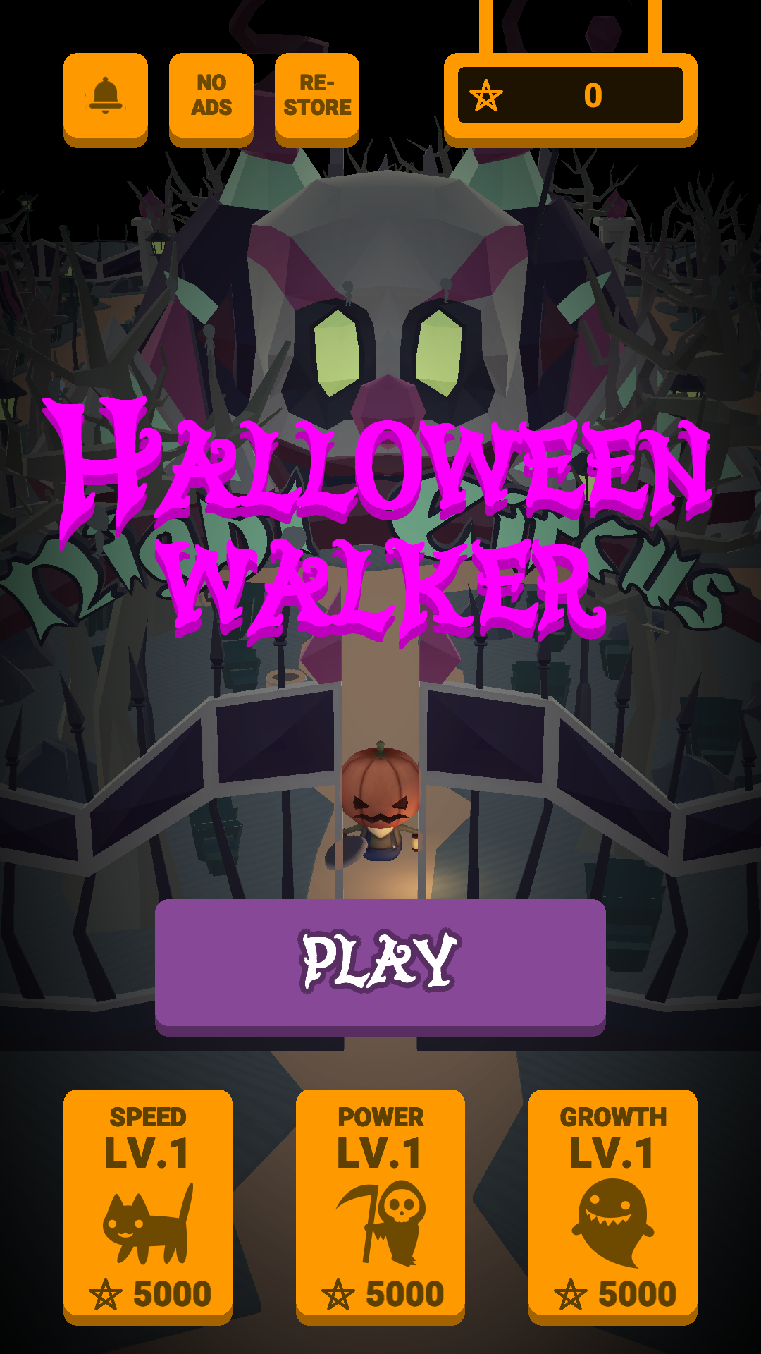 Screenshot of HalloweenWalker