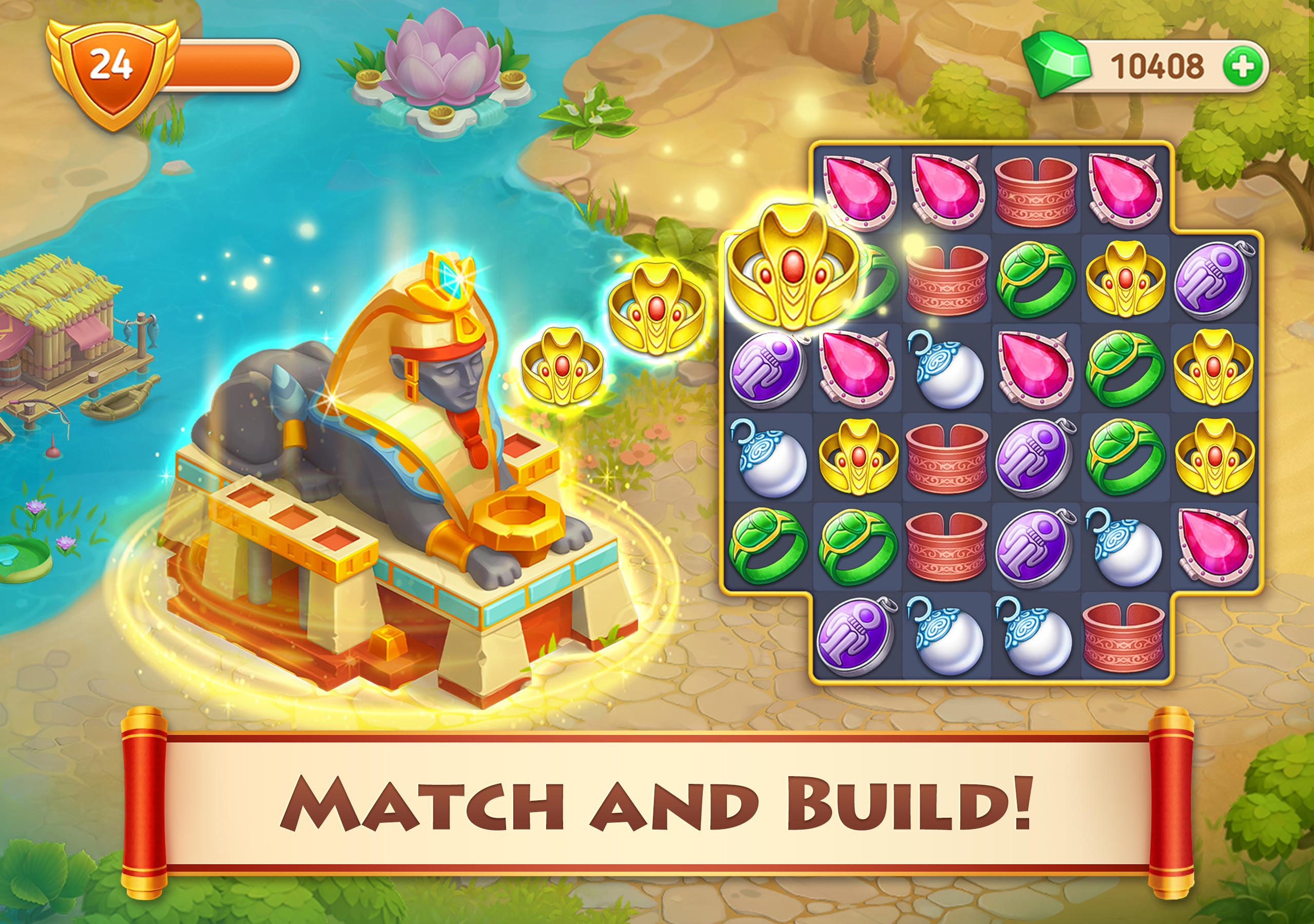 Скриншот игры Cradle of Empires: 3 in a Row