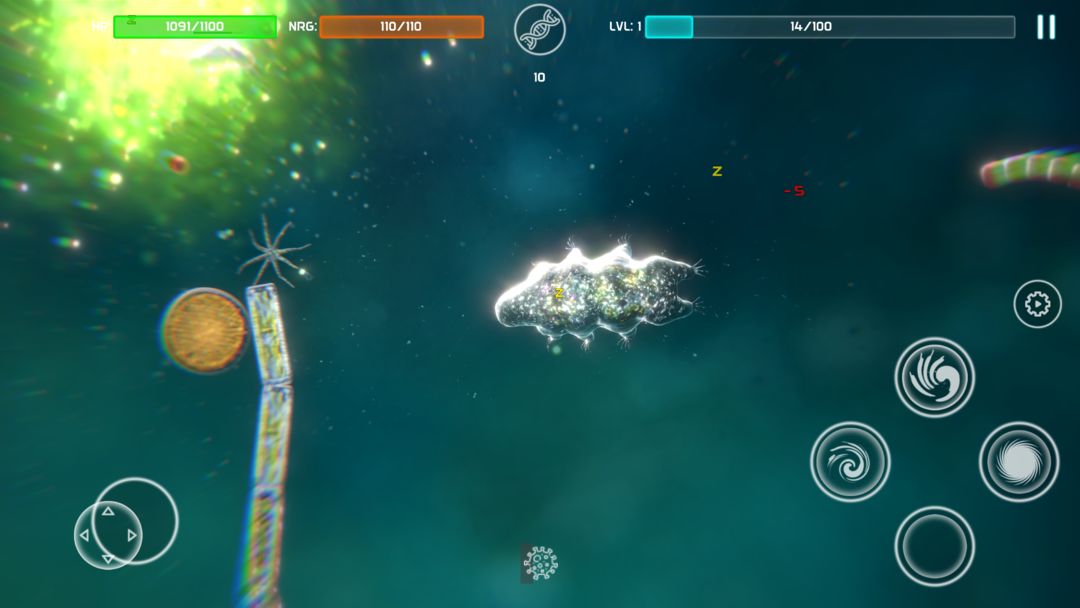 Screenshot of Bionix: Spore Evolution Sim 3D