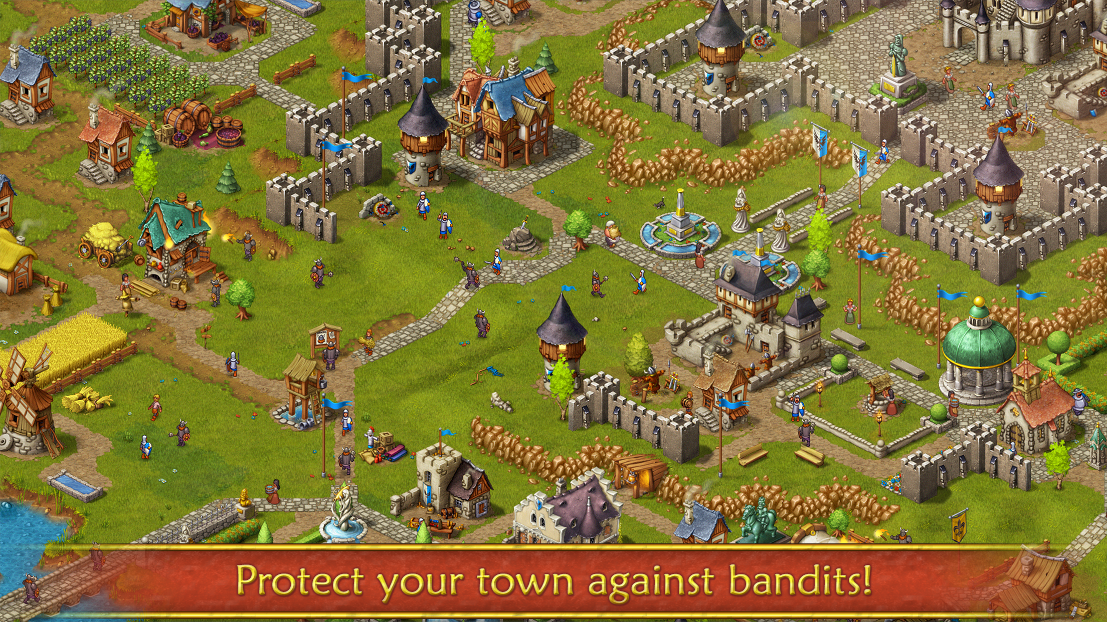 Townsmen Game Screenshot