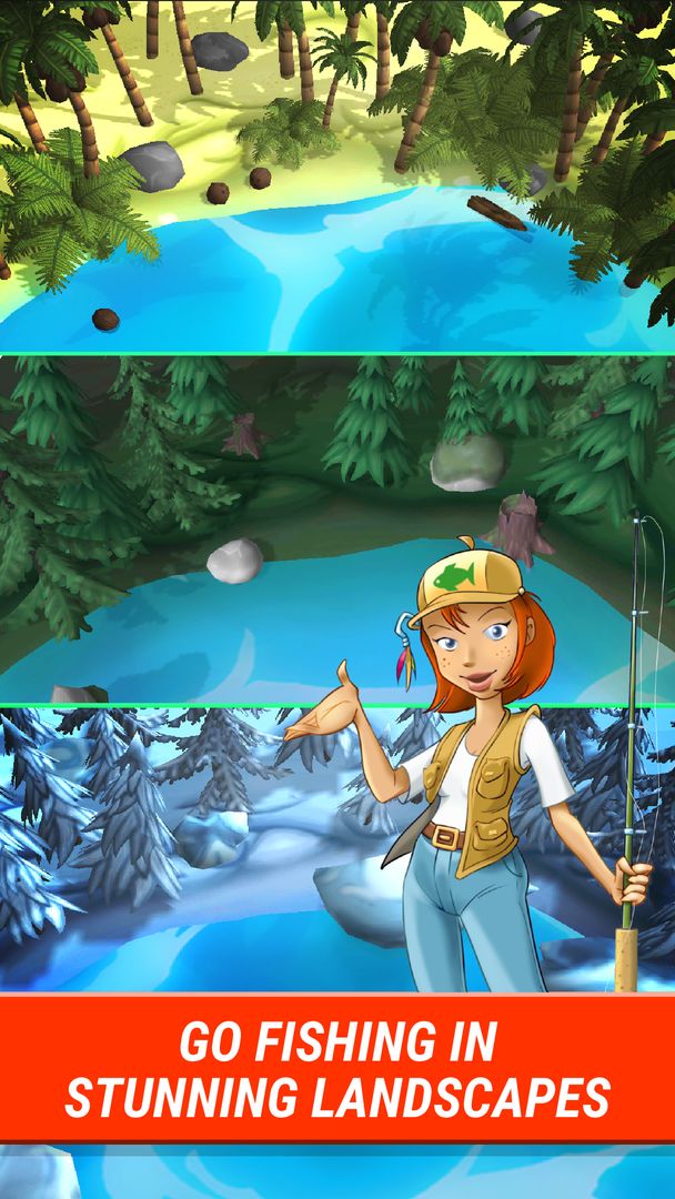 Fishalot - free fishing game 🎣 ภาพหน้าจอเกม