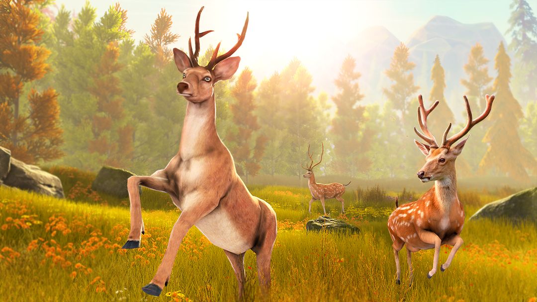 오프라인 사슴 사냥 게임 게임 스크린 샷