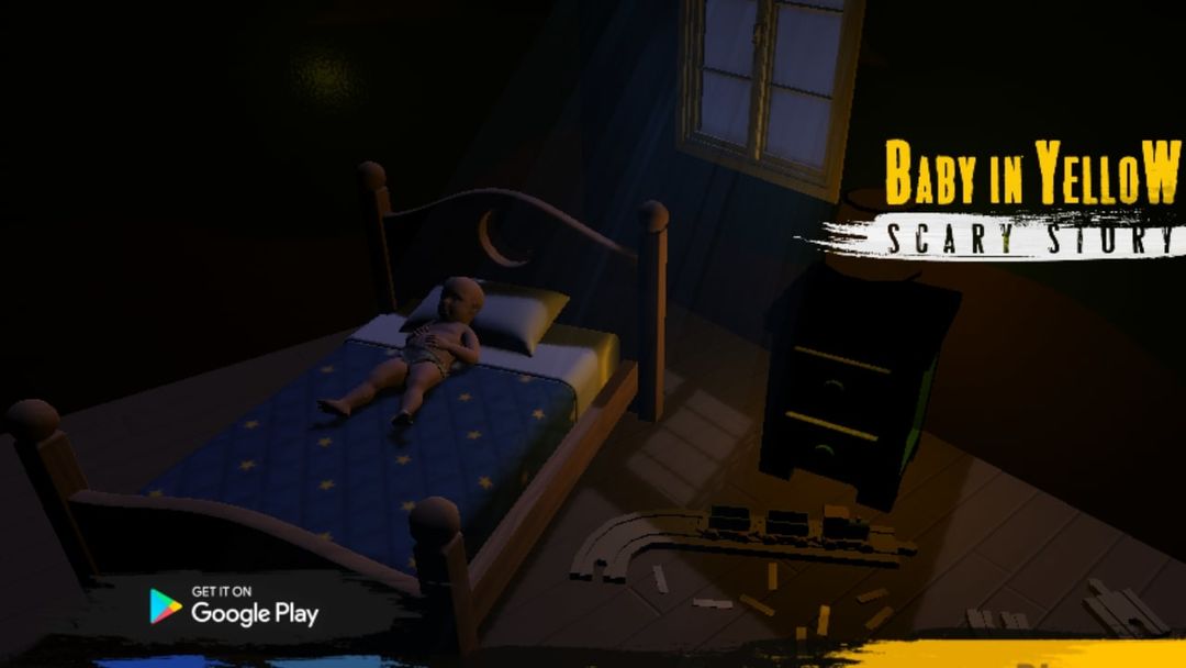Screenshot of The yellow Horror baby game