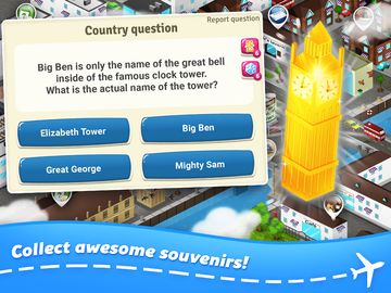 Backpacker™ Travel Quiz Trivia Game Screenshot