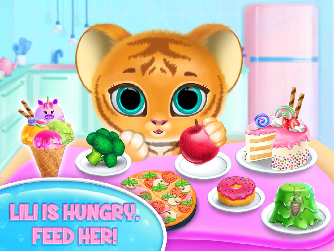 Baby Tiger Care - My Cute Virtual Pet Friend遊戲截圖