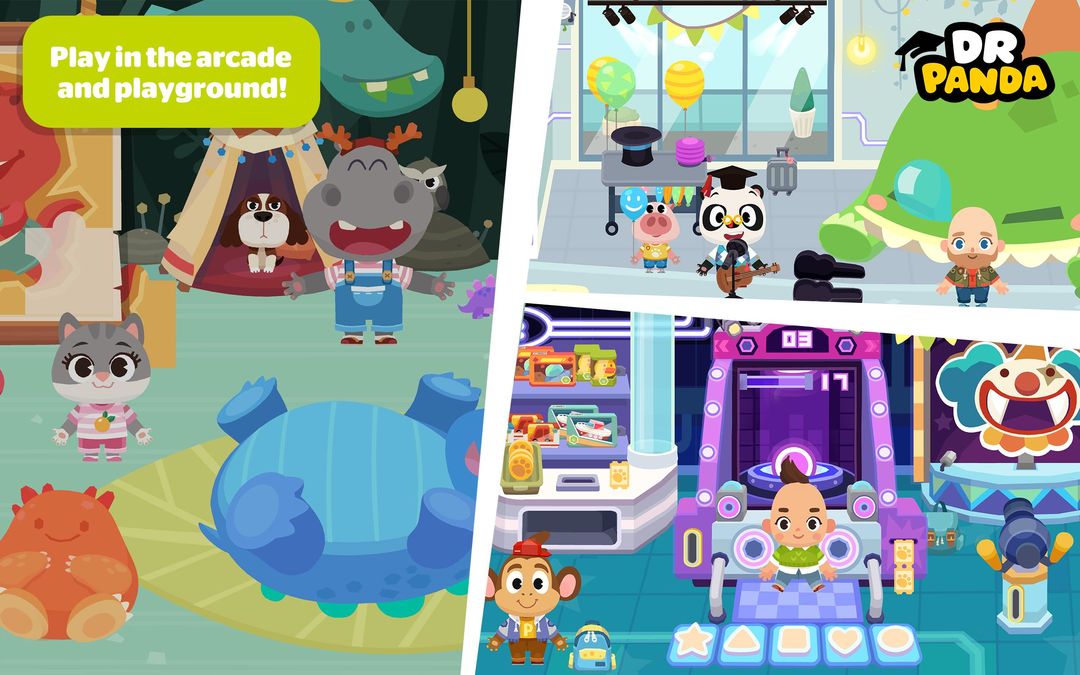 Dr. Panda Town: Mall ภาพหน้าจอเกม
