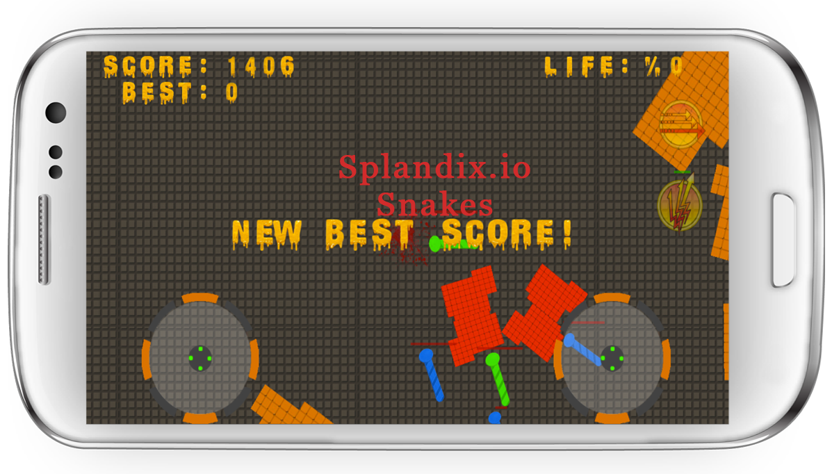 Splix.io Snakes Game Screenshot