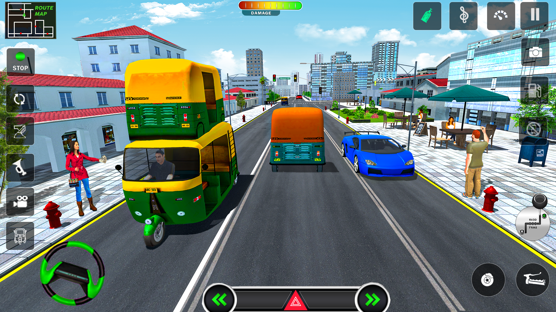 Tuk Tuk Auto Rickshaw 3d Game Game Screenshot