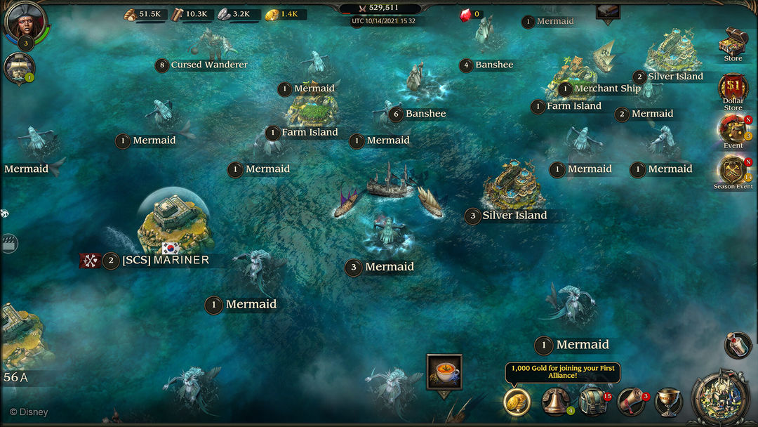 Screenshot of Pirates of the Caribbean: Tides of War