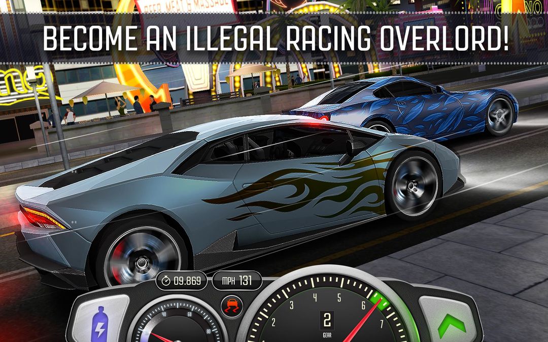 TopSpeed: Drag & Fast Racing ภาพหน้าจอเกม
