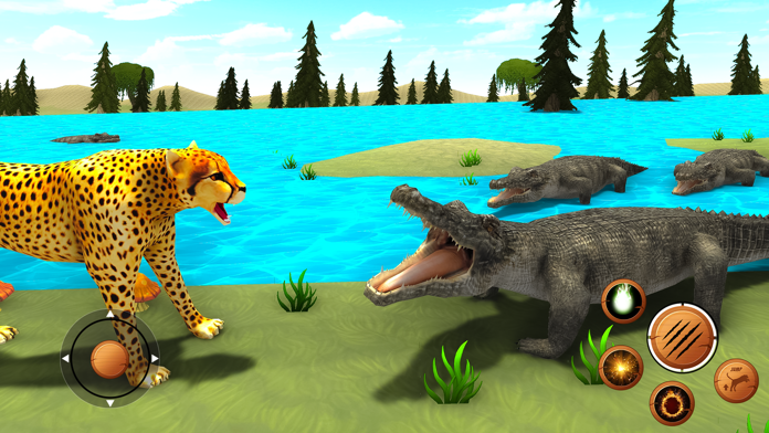 Crocodile Games Animal Sim ภาพหน้าจอเกม