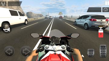 Traffic Speed Moto 3D Game Screenshot