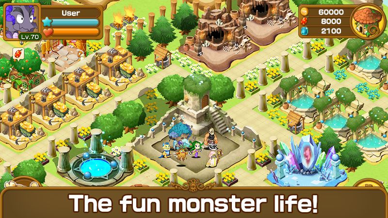 Screenshot of Monster Life -City Sim Game