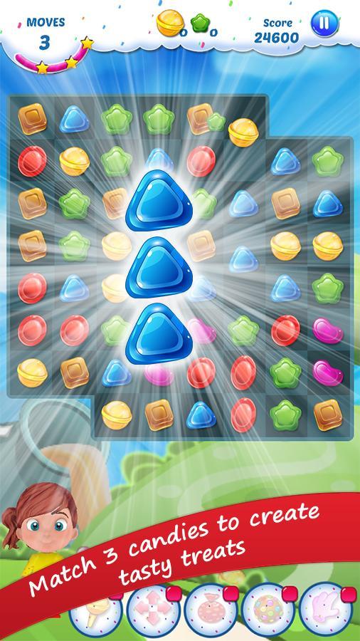Screenshot 1 of Gummy Candy - 매치 3 게임 1.9