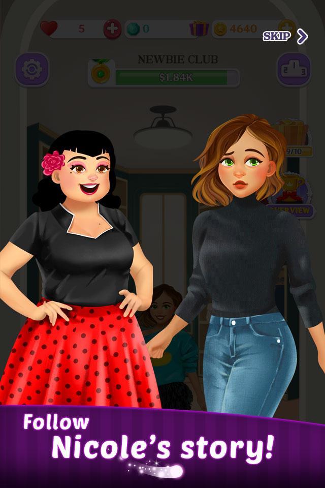 Nicole's Match : Dress Up & Ma Game Screenshot