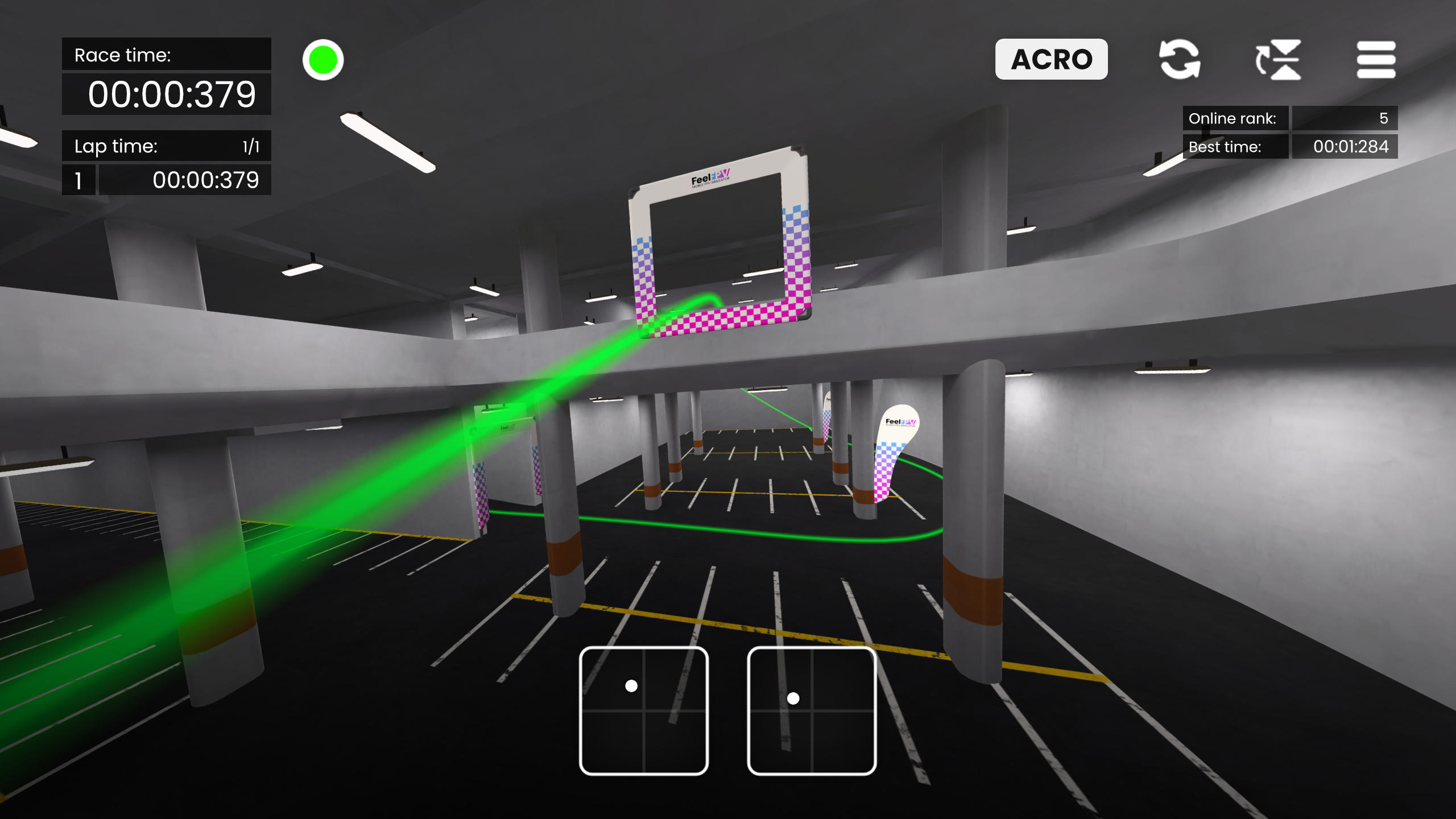 FeelFPV Drone FPV Simulator screenshot game