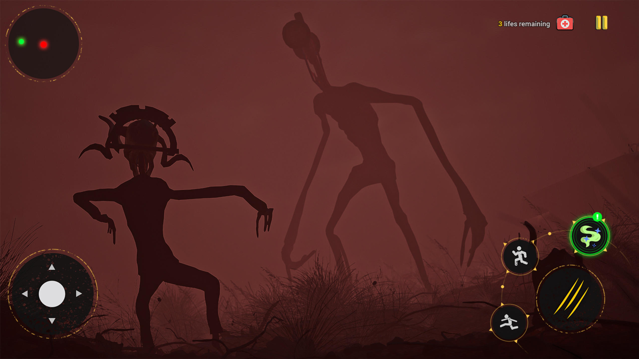 Scary Head Siren Escape Games Game Screenshot