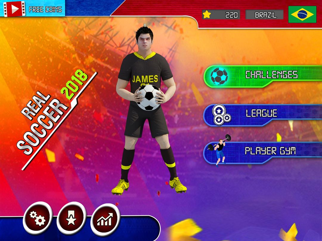 Screenshot of PRO Soccer Challenges 2018 - World Football Stars