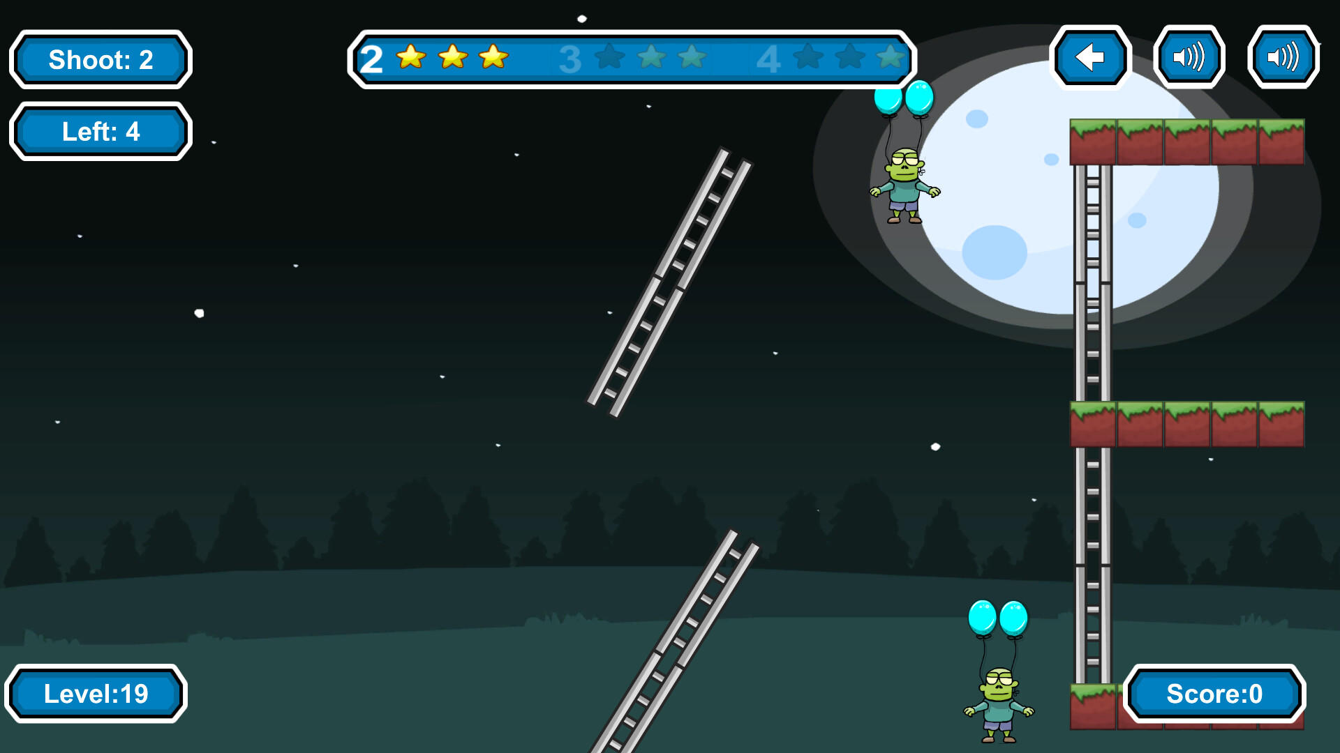 Screenshot of Zombies Rocket Boom Boom