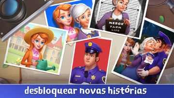 Captura de Tela do Jogo Merge Farm Life: Mansion Decor