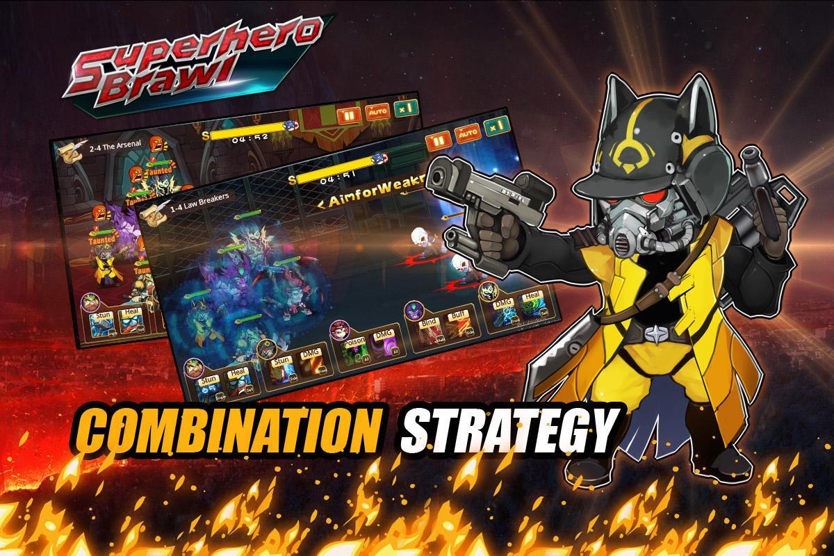 Captura de Tela do Jogo Superhero Brawl