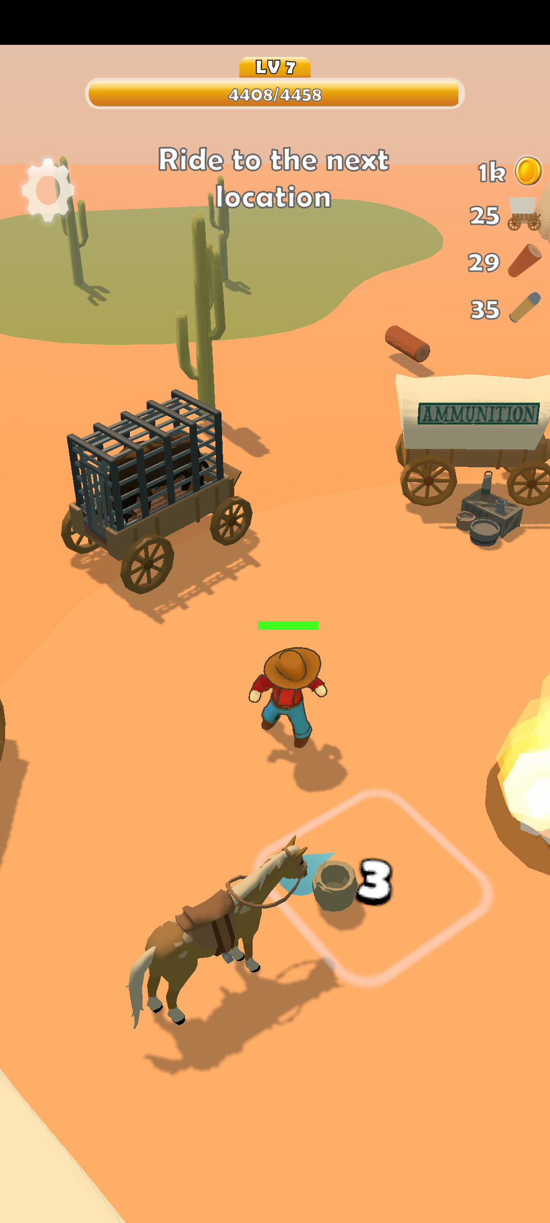 Wagon Pioneer Game Screenshot