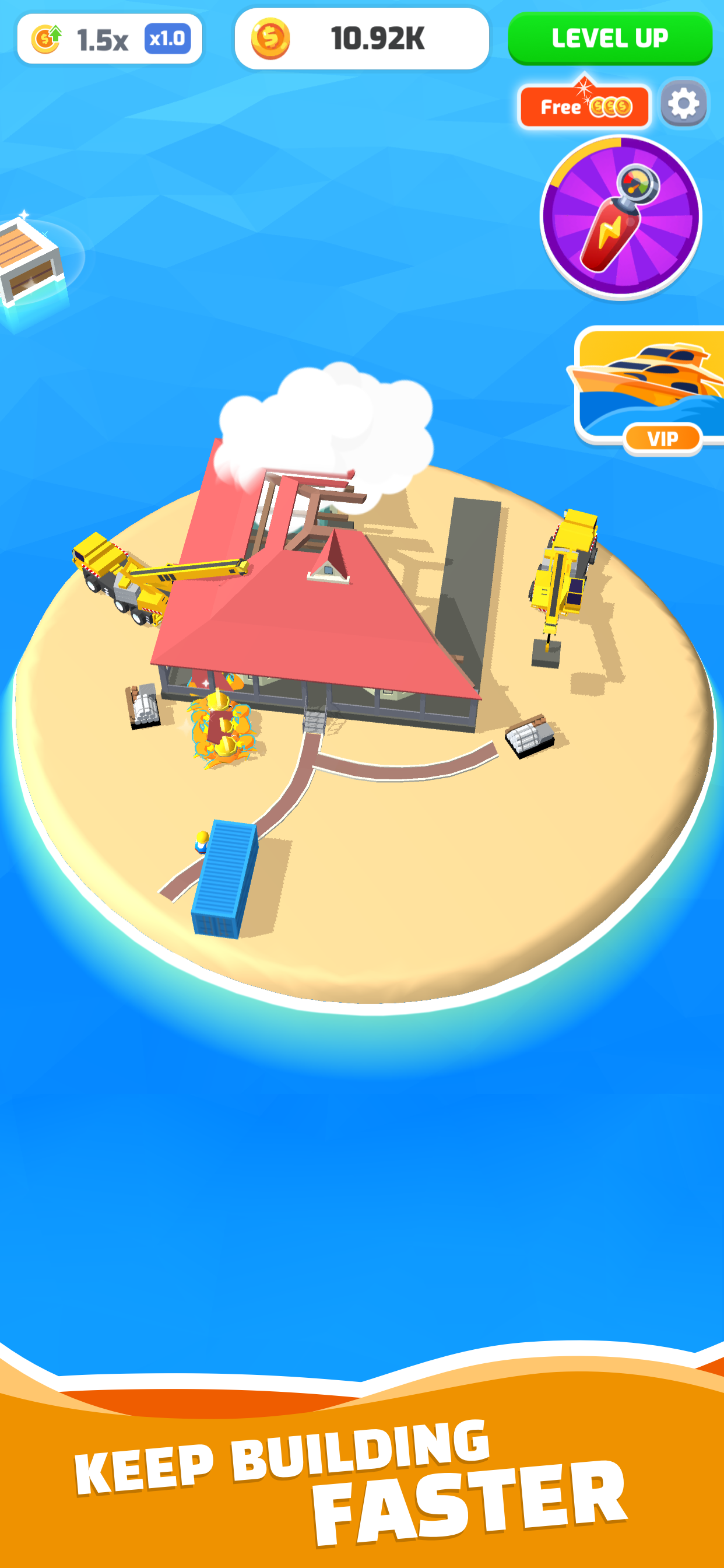 Idle Island Inc Game Screenshot
